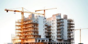 Construction building architecture city. AI generated Image by rawpixel.